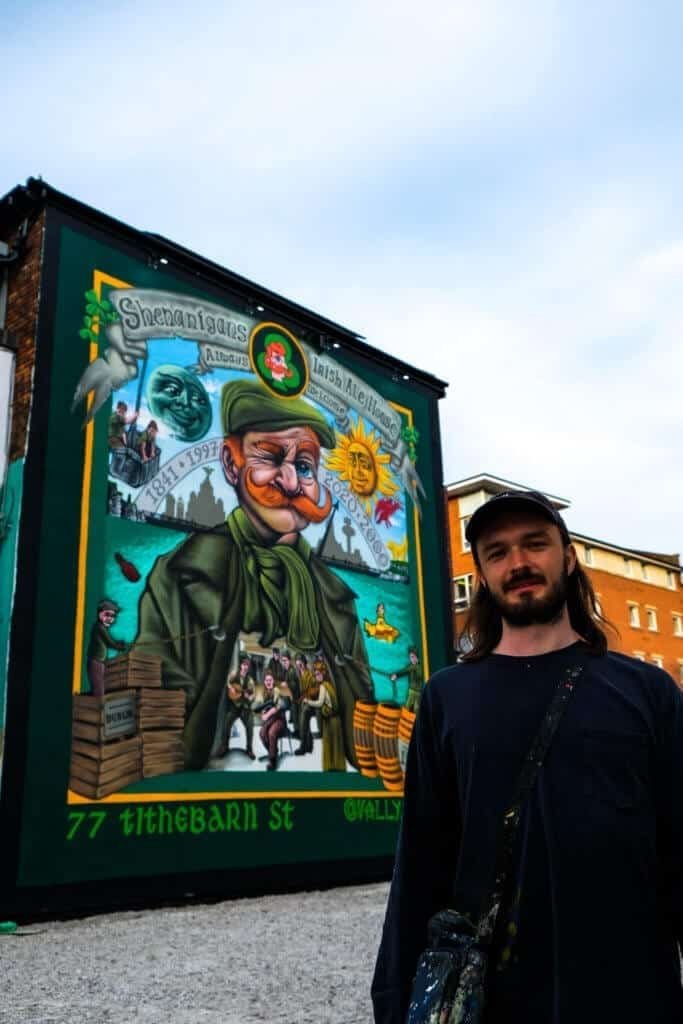 Monumental Shenanigans mural pays homage to Liverpool’s historic Irish connection