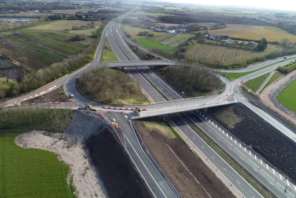 The M58 Junction 1 slip roads have now opened