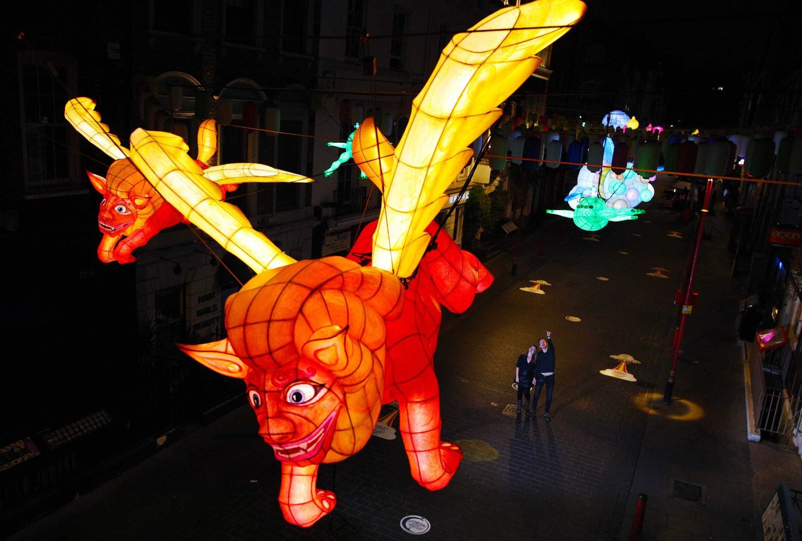 Stunning Netflix Lantern Installation unveiled in London Chinatown handcrafted by Liverpool based company