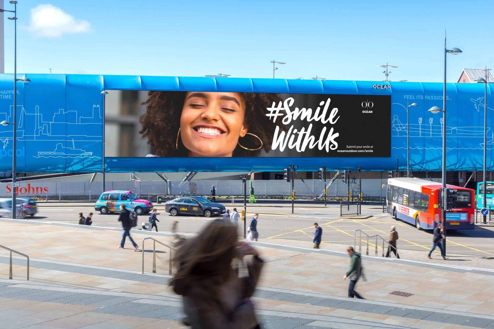 Ocean Outdoor gives Liverpool 'Something To Smile About' across its screens during lockdown