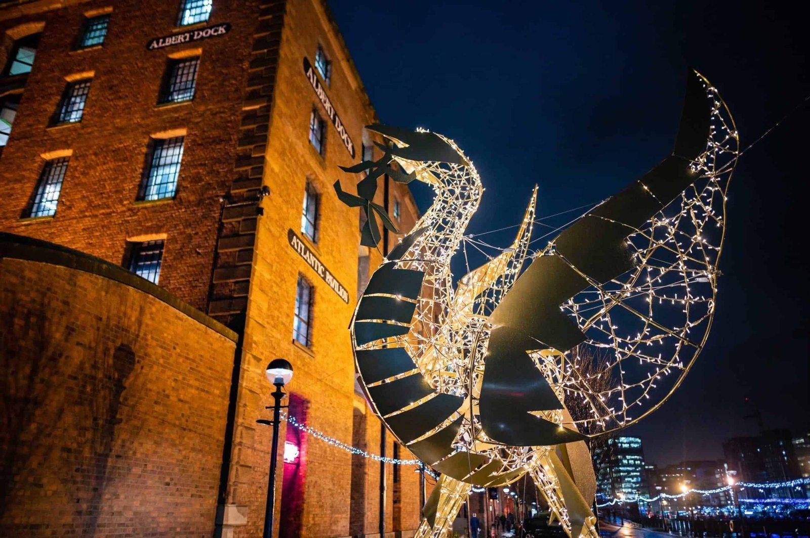 Family-friendly magical Christmas Light Walk launches at Royal Albert Dock