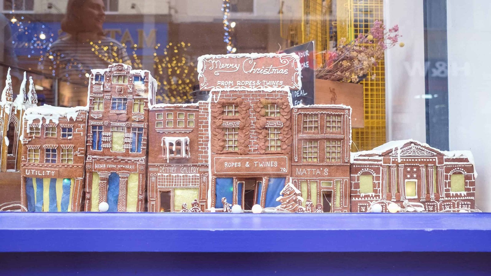 Gingerbread model of Bold Street and Liverpool’s cathedrals unveiled at Ropes & Twines