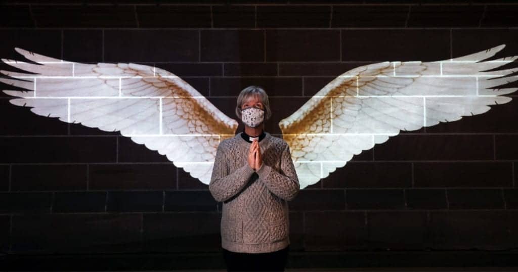 Exciting new Angel Wings light projection artwork and more festive favourites at Liverpool Cathedral