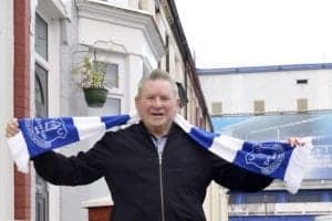 80-Year-Old Billy is Everton's virtual mascot for Quarter Final at Goodison