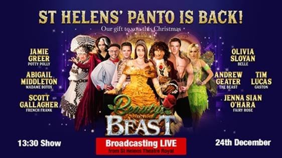 St Helens Theatre Royal to live stream Panto this Christmas Eve