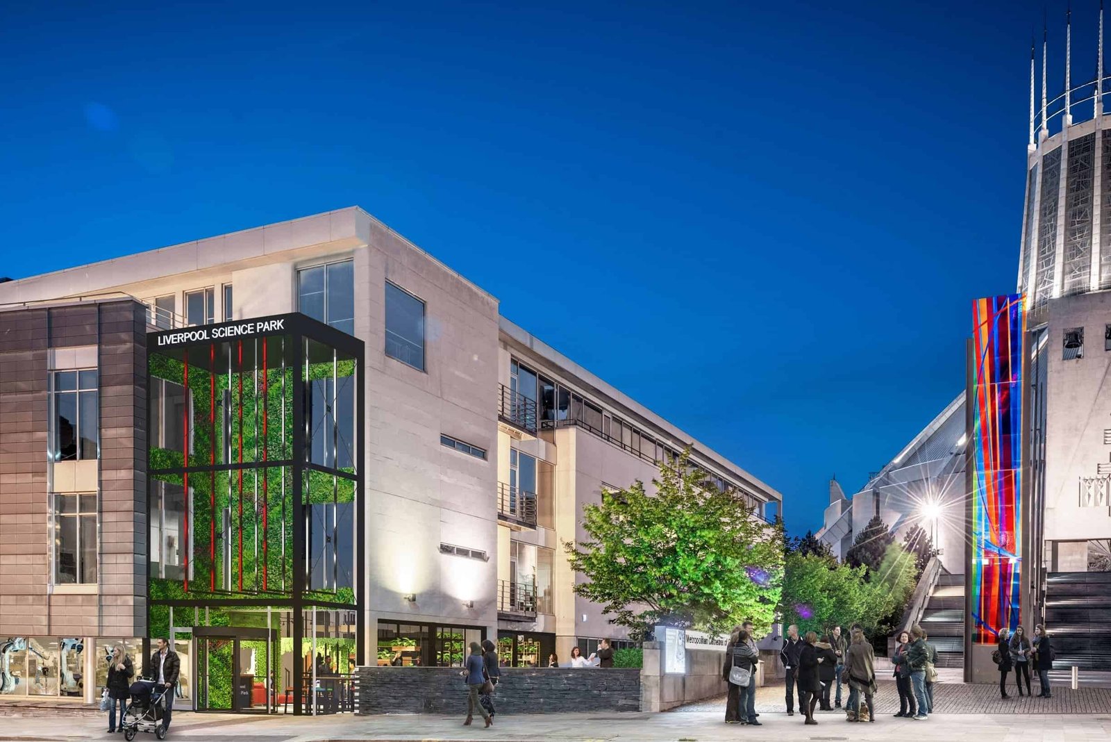 New entrance transformation for Liverpool Science Park thanks to Sciontec Liverpool investment