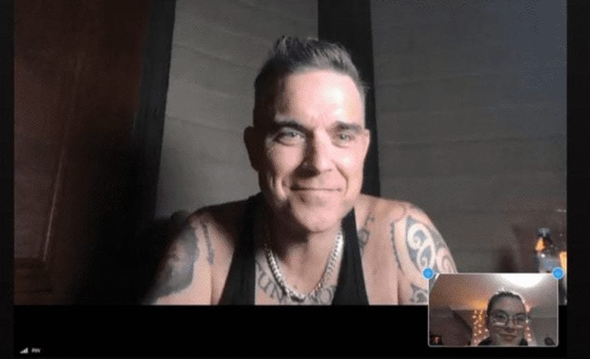 Robbie Williams invites LMA Choir for virtual festive performance