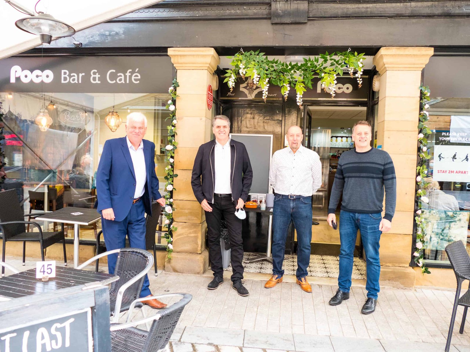 Metro Mayor Steve Rotheram sees impact of “Lifeline” funding as hospitality businesses re-open