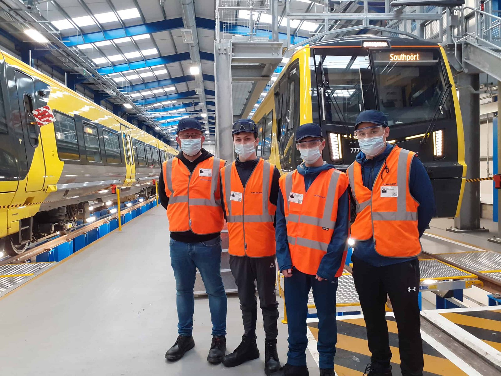 Merseyrail and Stadler join forces to provide local students with a behind-the-scenes tour