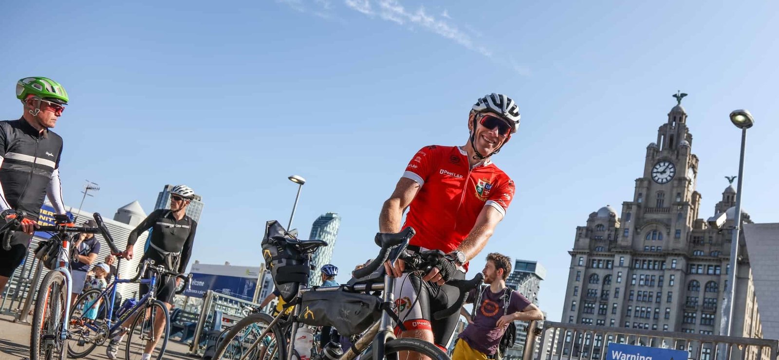 Liverpool Waters and Wirral Waters was visited by Peel L&P Director during epic cycle ride