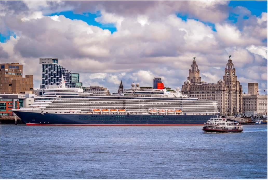 Cunard’s Queen Elizabeth returns return to Liverpool