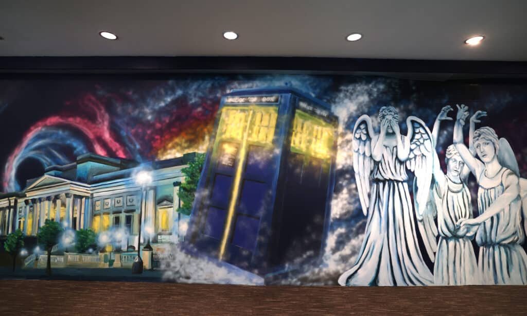 Epic Doctor Who mural unveiled at World Museum Liverpool