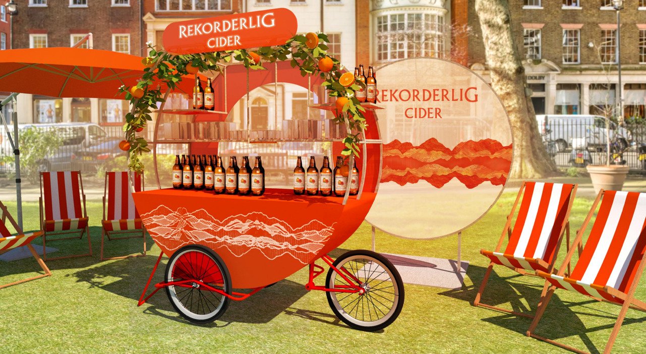 Rekorderlig is hosting a free Blood Orange Cider pop up in Liverpool this July