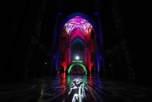 Liverpool Cathedral shines bright with a spectacular light and sound show