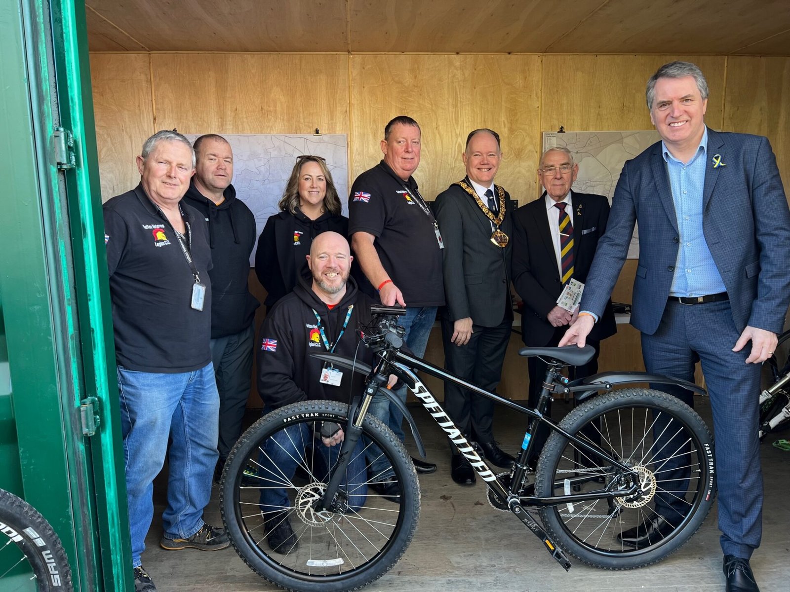 Veterans restore bikes donated by police to help local people