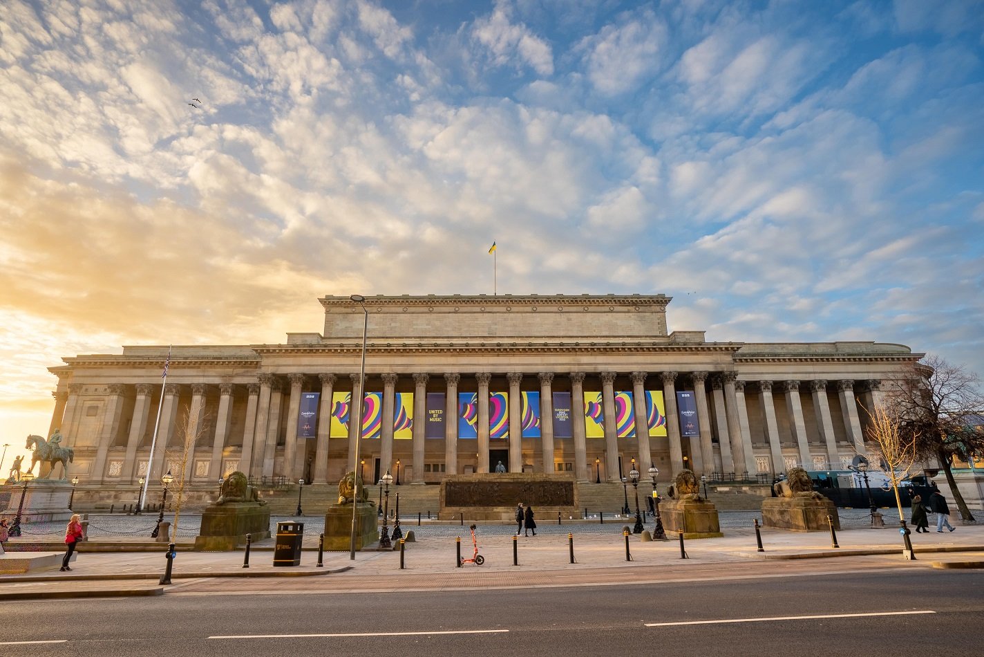 Iconic Liverpool landmarks are getting in to the Eurovision spirit