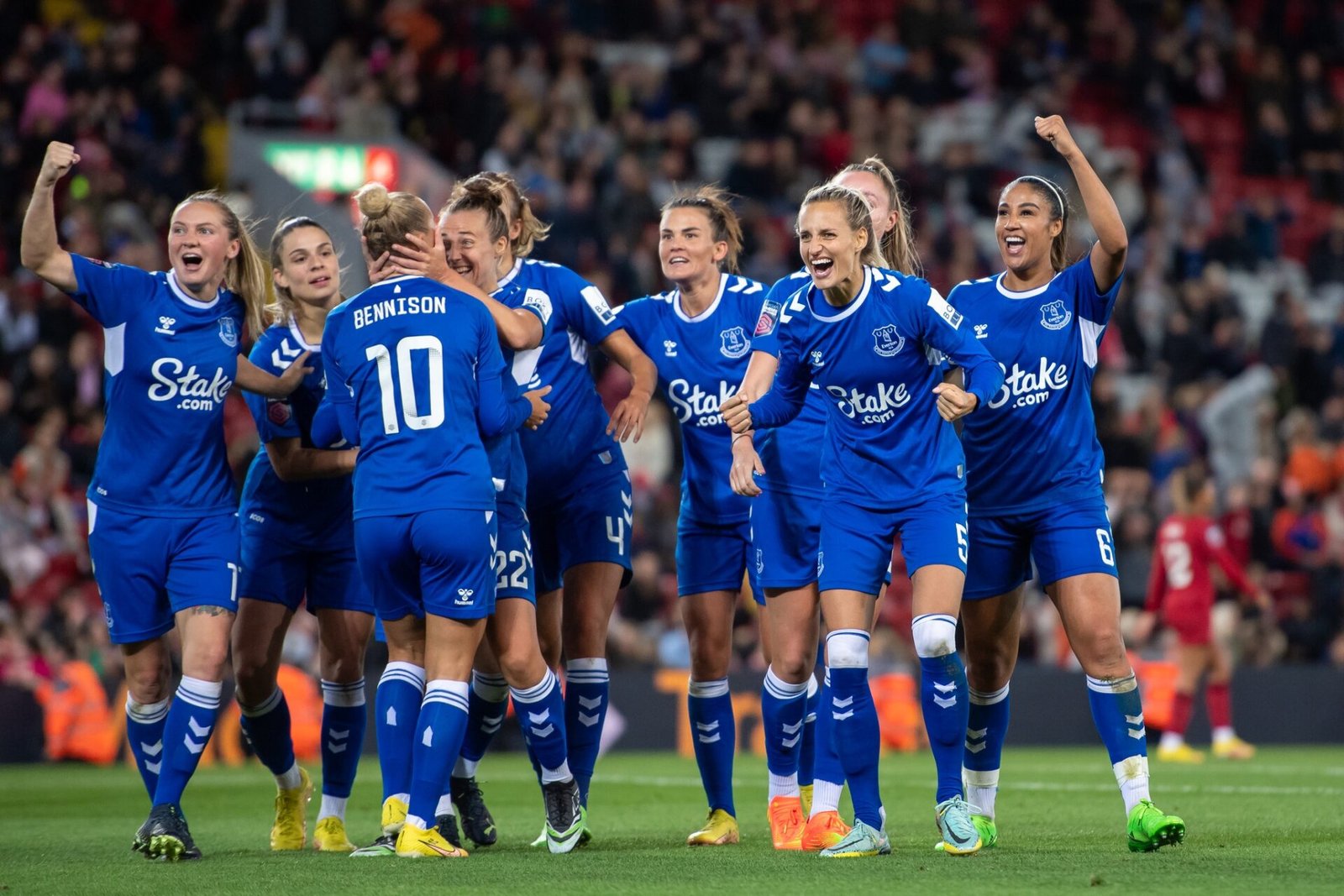 Women's Merseyside Derby at Goodison set for record crowd