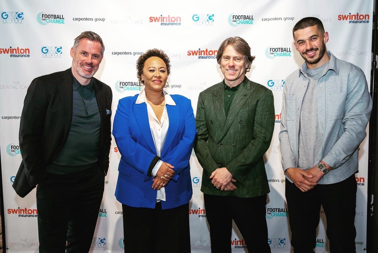 Star-studded Football For Change charity lunch raises £100,000