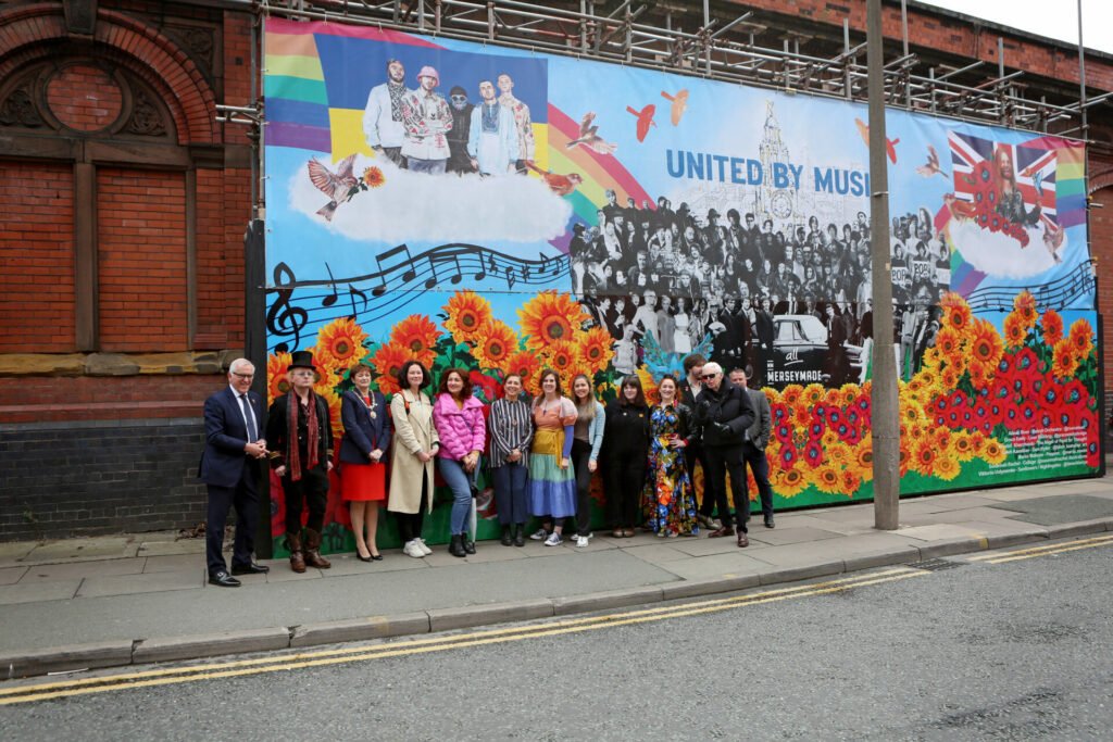 MerseyMade celebrates Eurovision with a Giant Mural