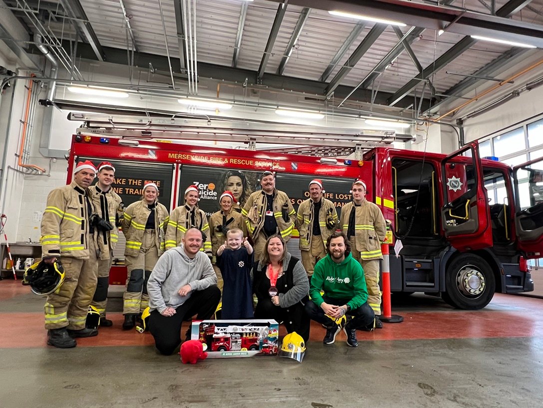 Merseyside Firefighters give Alder Hey patient a day to remember