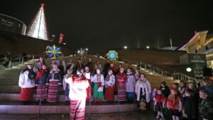 Liverpool ONE hosted a Ukrainian Christmas performance