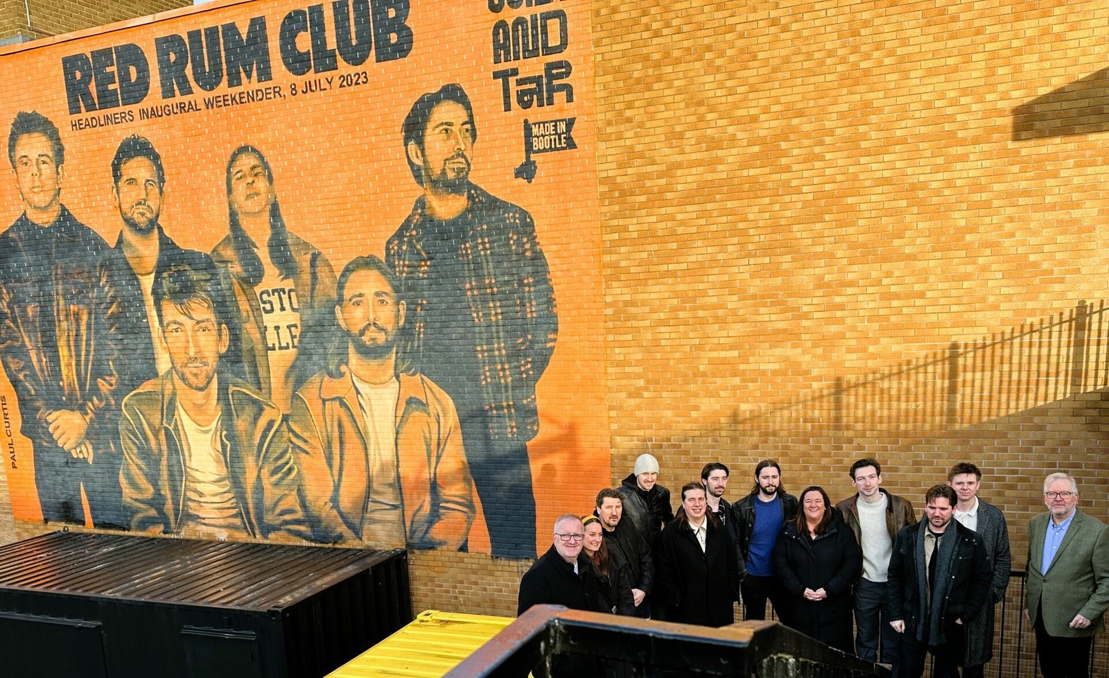 Red Rum Club mural unveiled at Salt and Tar