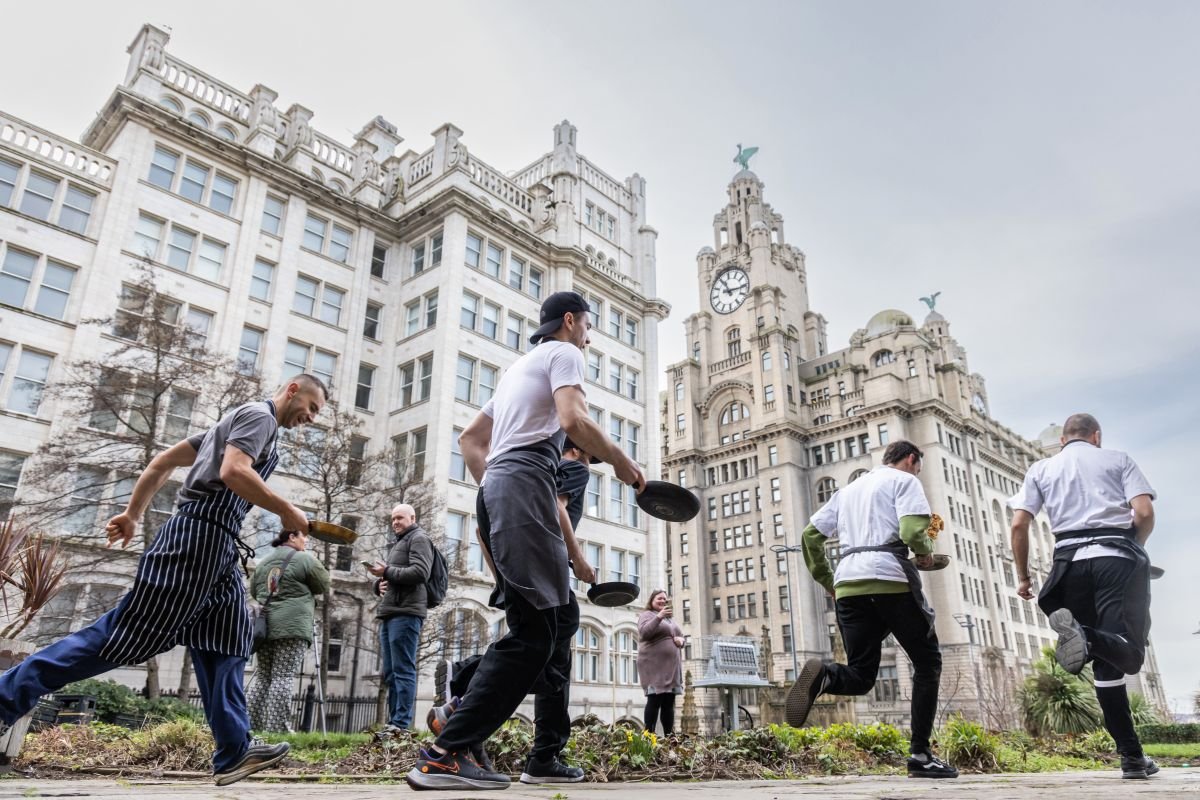 Liverpool's traditional Pancake Day Race returns this Shrove Tuesday
