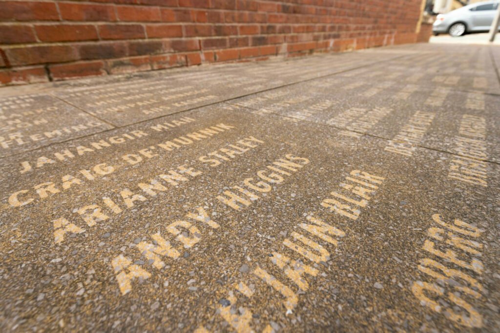 Mr Muscle has unveiled a fan Walk of Fame in Anfield