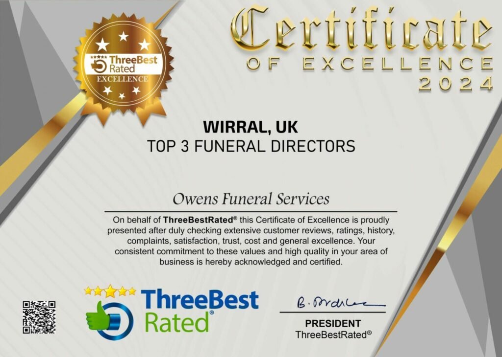 Owens Funeral Services declared the best in Wirral