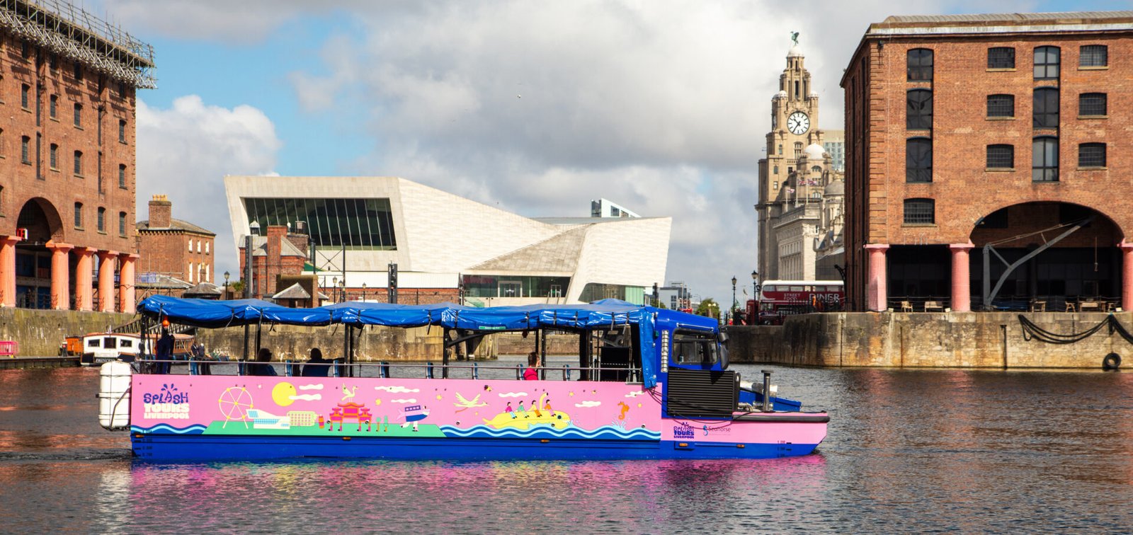 Splash Tours Liverpool arrives at Royal Albert Dock in time for summer holidays