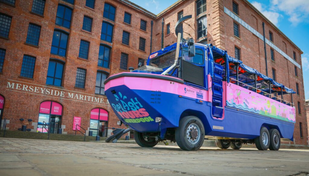 Splash Tours Liverpool arrives at Royal Albert Dock in time for summer holidays