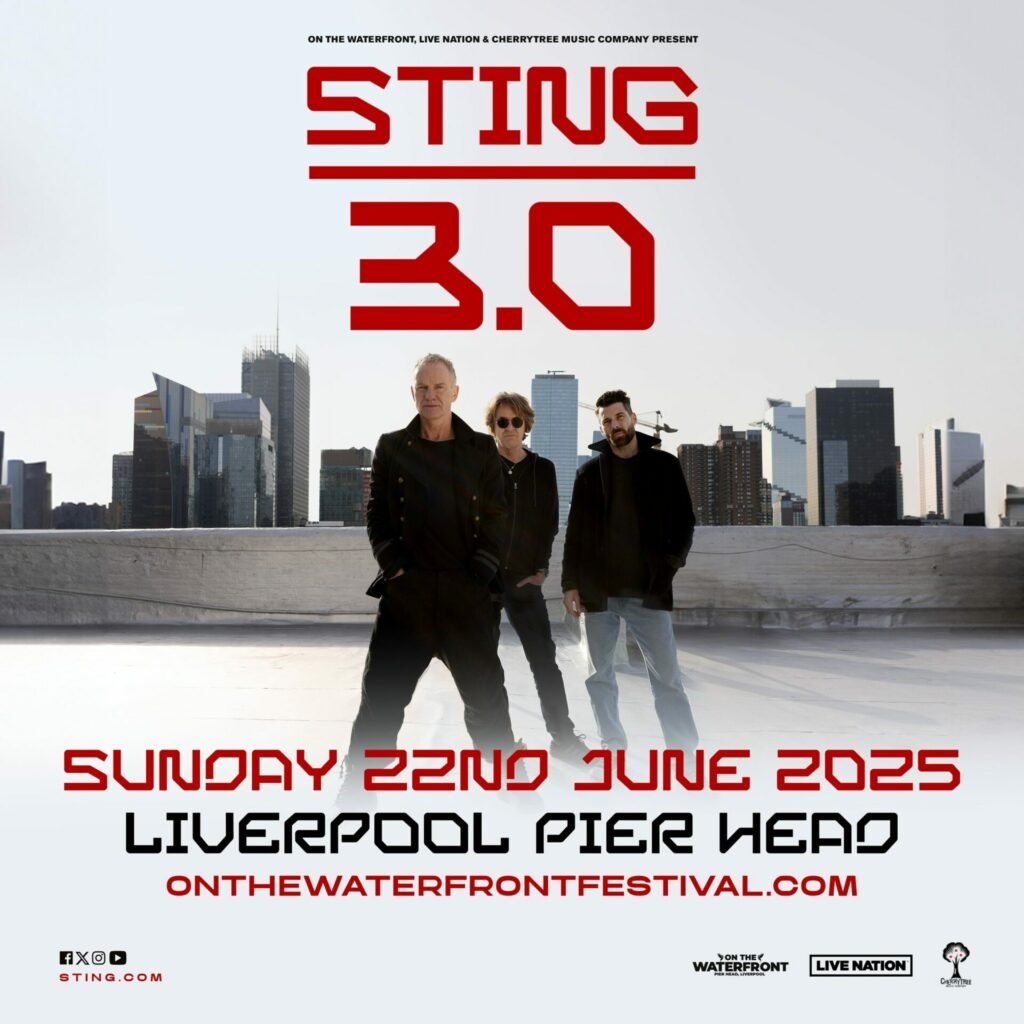 STING announced as first headliner for On the Waterfront 2025