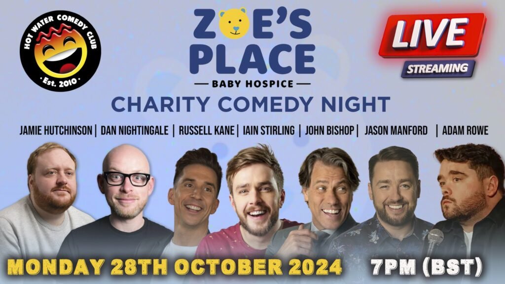 Hot Water Comedy Club stages Charity Fundraiser for Zoe's Place