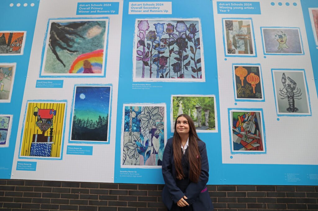 Dot-art Schools Winning Artists 2024 Display Opens in Liverpool ONE