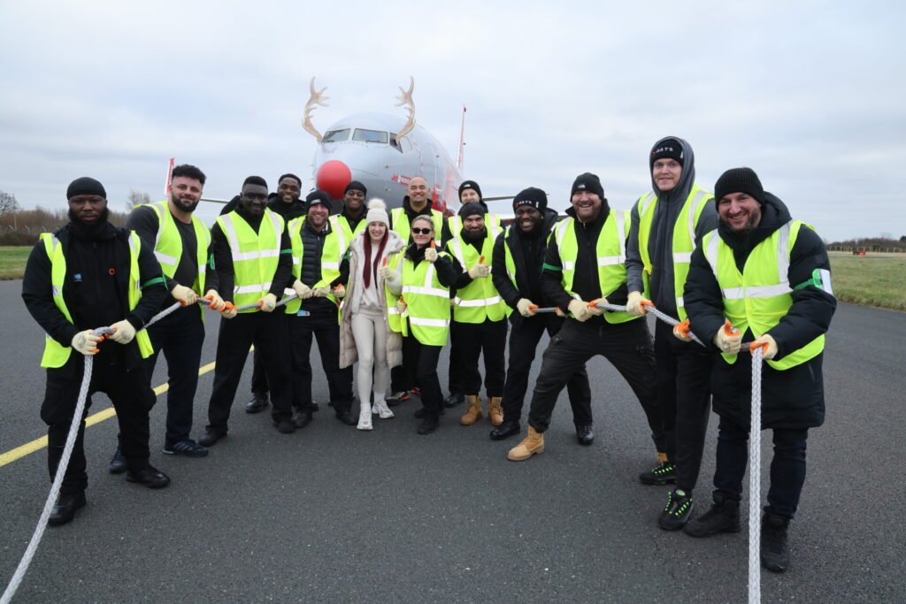 Liverpool John Lennon Airport Charity plane pull raises thousands for Alder Hey