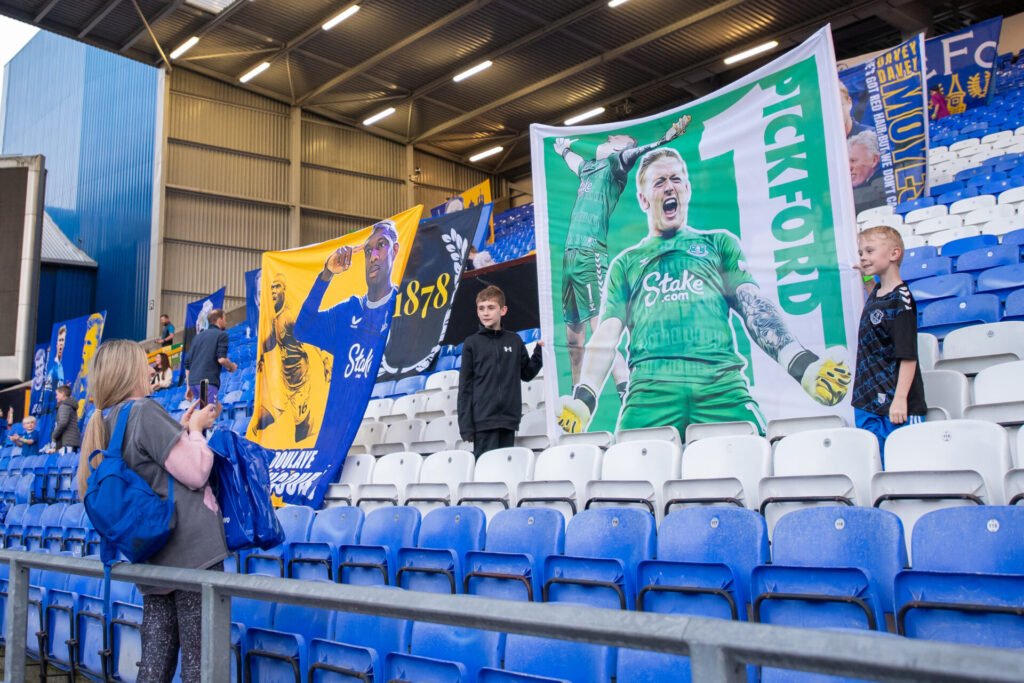 Goodison Park hosting the first and only Junior sleepout event