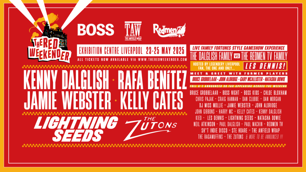 The Red Weekender announces big names for end of season festival