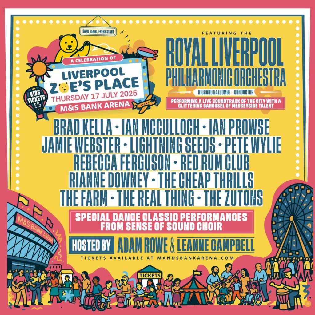Zoe's Place announces huge arena concert of Liverpool Legends