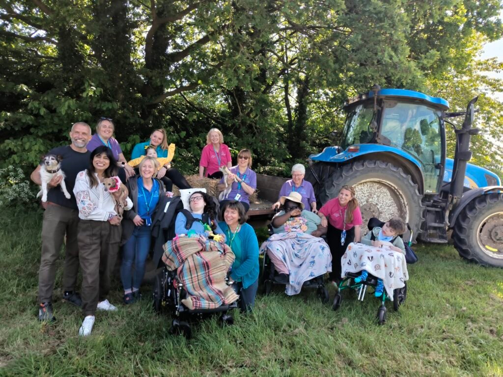 Claire House children and Nisha Katona enjoy a memorable day before Mowgli Dog Show