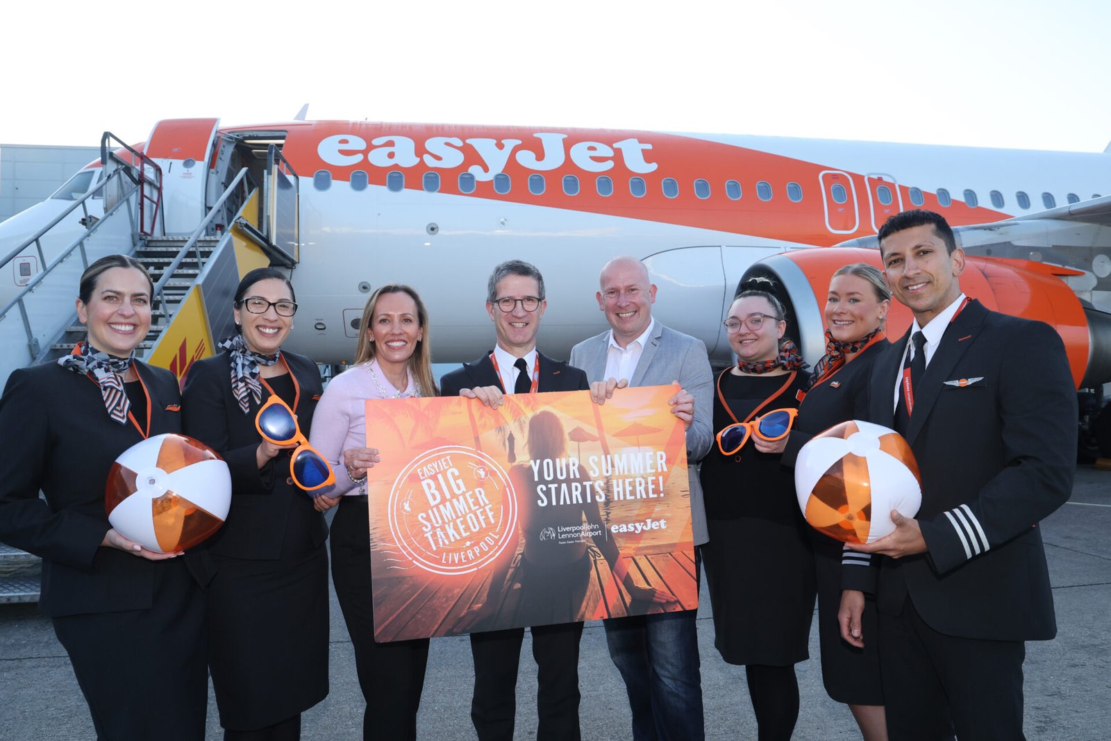 easyJet launches the summer season from Liverpool John Lennon Airport