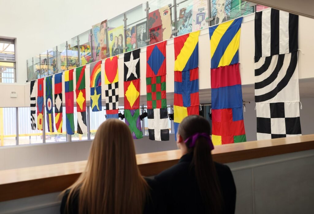 Tate Liverpool and Sir Peter Blake bring dazzle to Kirkby High School
