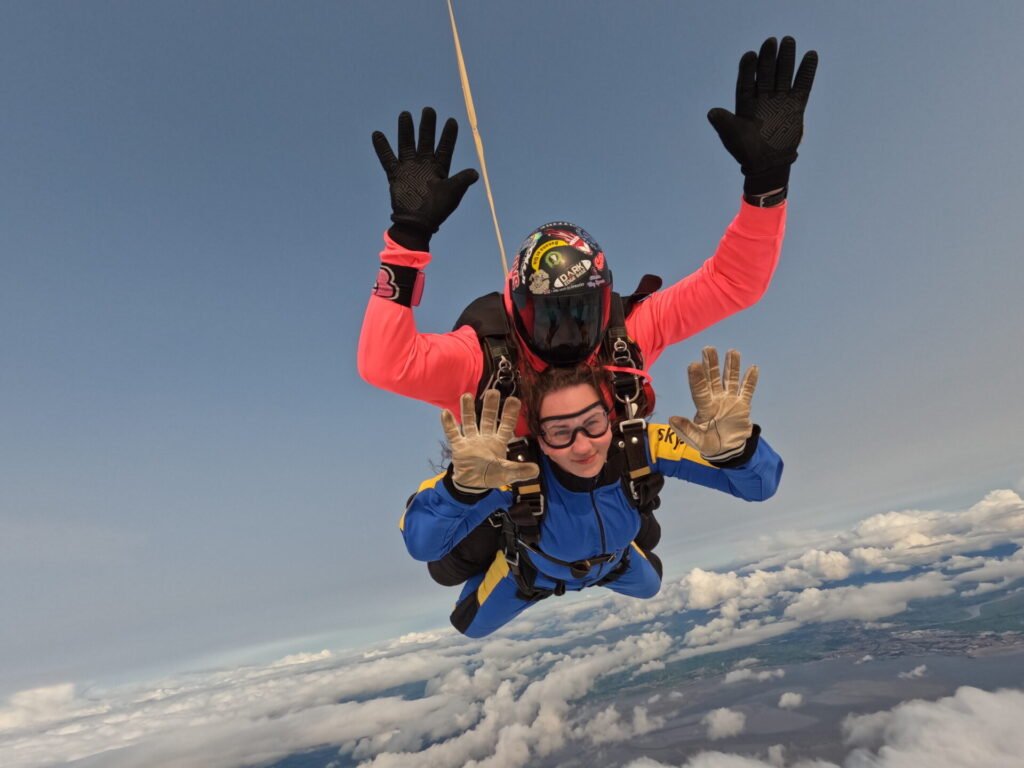 Teenager takes on 15,000ft skydive to raise money for Liverpool hospital that saved mum’s life
