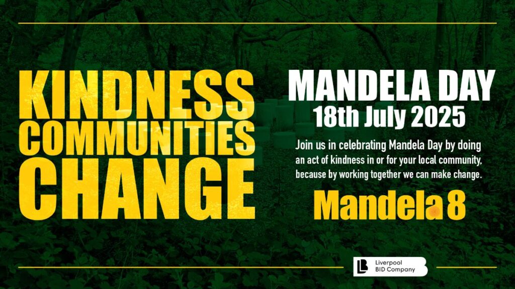 Liverpool encouraged to take part in 'acts of kindness' to celebrate Mandela Day