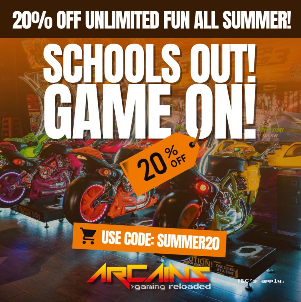 Get 20% OFF all summer holidays at ArCains!