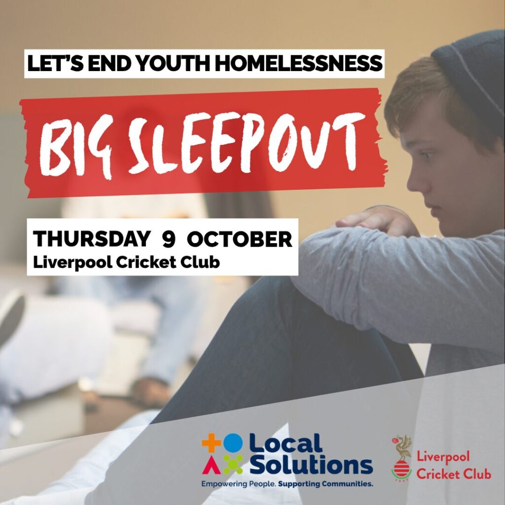 Join the Local Solutions Big SleepOut and help end youth homelessness