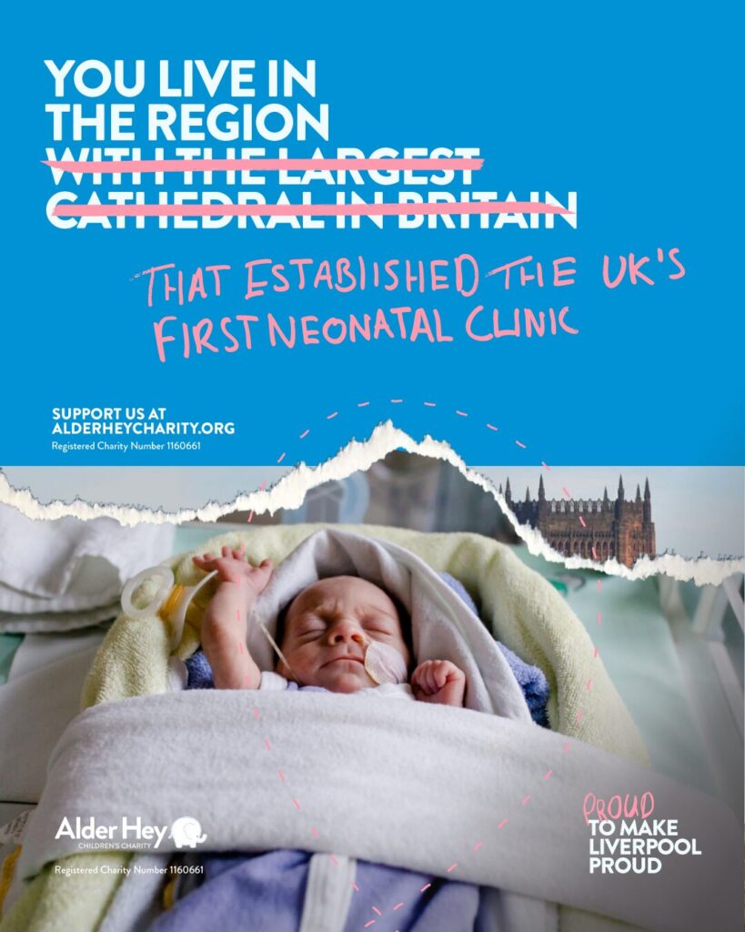 Poke Marketing delivers Alder Hey’s ‘Proud to make Liverpool Proud’ campaign