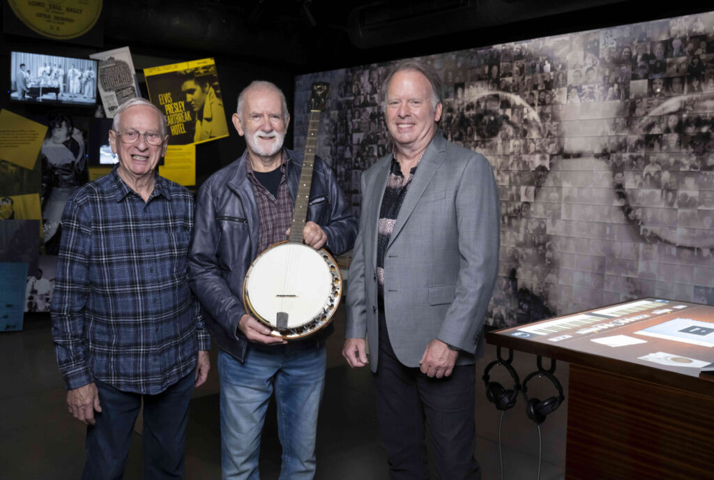 Banjo played by John Lennon unveiled at Strawberry Field to mark the legend’s 85th birthday