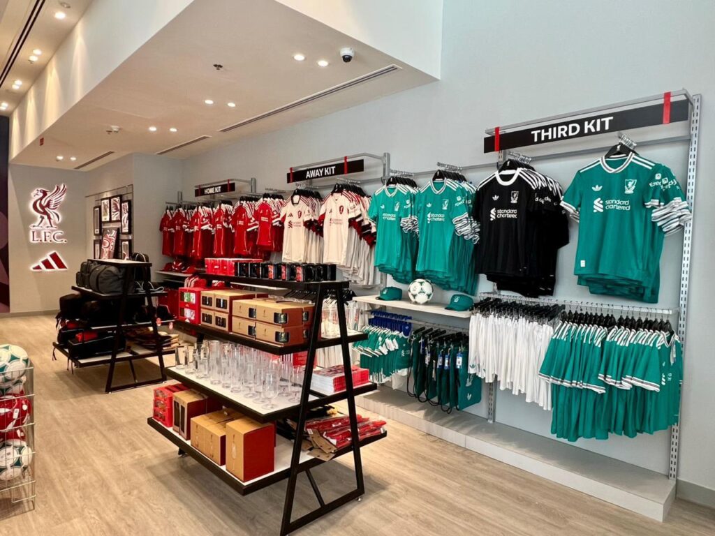 Liverpool FC opens new Retail Store at Jumeirah Beach Residence in Dubai