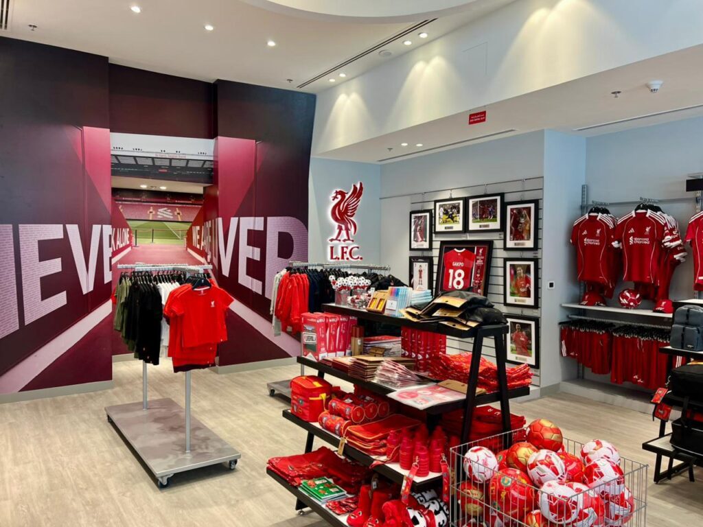Liverpool FC opens new Retail Store at Jumeirah Beach Residence in Dubai