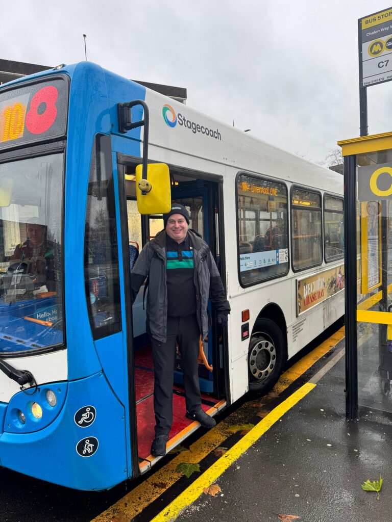 Stagecoach driver tackles walking challenge for heartwarming festive cause